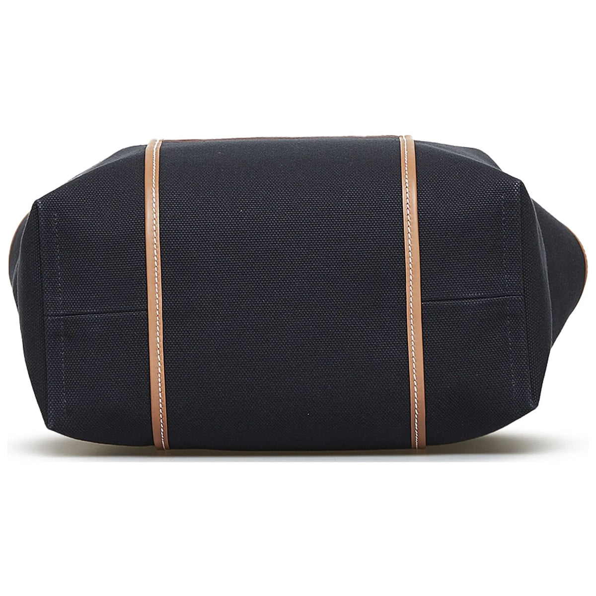 Canvas Bag Pocket 27 Fabric Hermès Toile Authenticated Goeland Tote Pre-Owned Unisex Etriviere Black (Good)