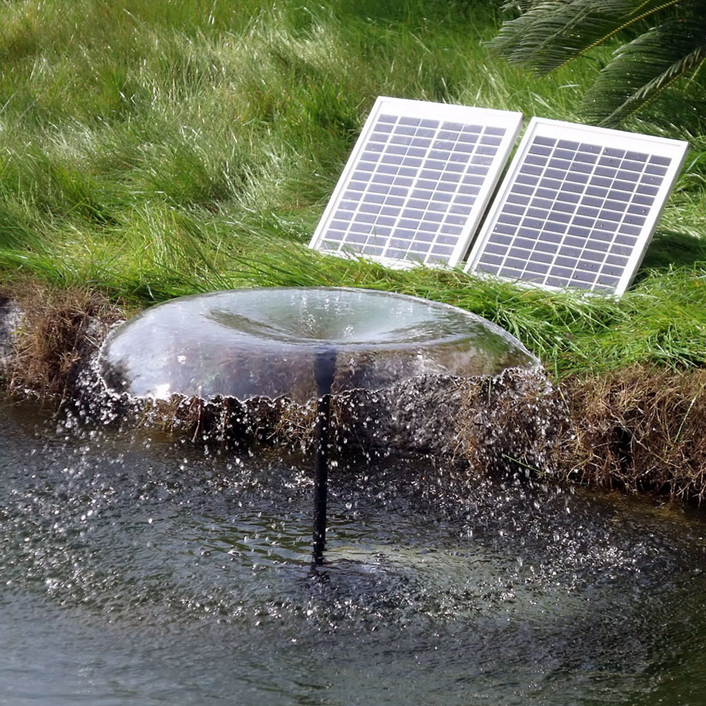 with GPH Panel Light 120" Pump Solar Sunnydaze LED Kit - Lift Pack - and 396 Battery and