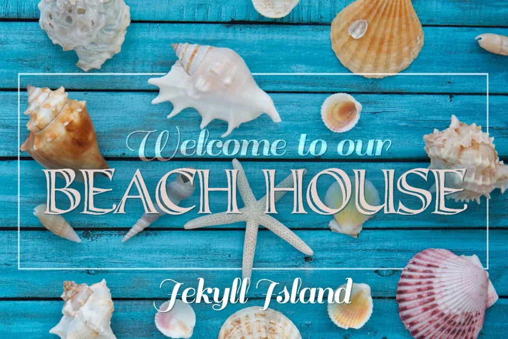 Family, 500 to Island, and House Jigsaw Piece Georgia, Premium Our USA) in for Adults inches, Welcome Beach Jekyll Puzzle Made (19x27