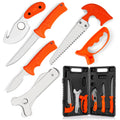 Game Maxam Piece Satin Stainless 420 Blades Cleaning Finish Steel Set 7 -