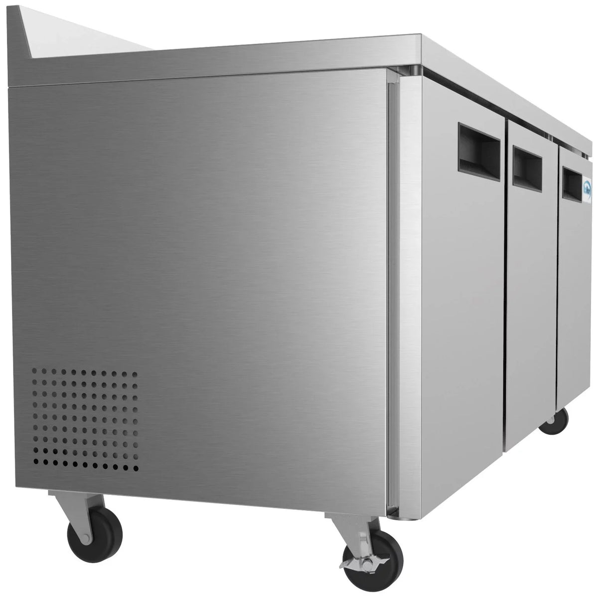 in. Cu. Refrigerator Steel, KoolMore Stainless 72 ft. Worktop 16.9 in Door Three Commercial