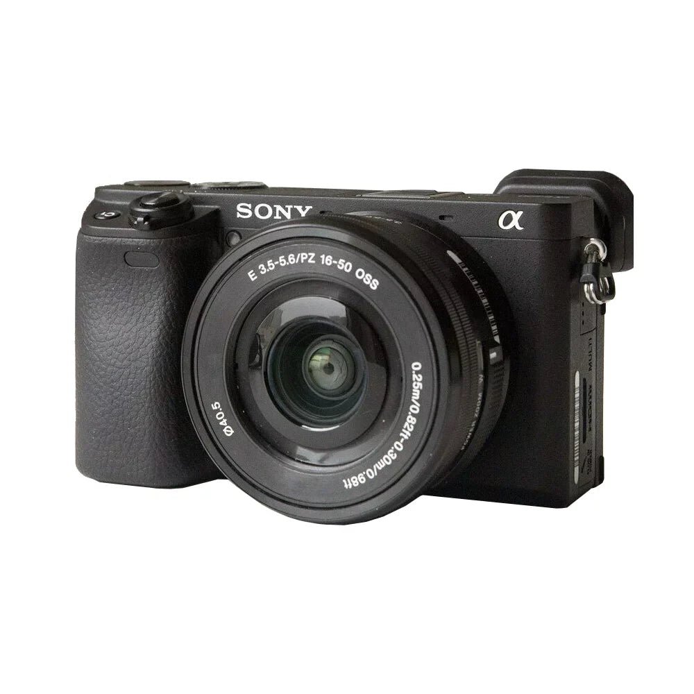 Filter- Battery+ Extra 64GB + Camera 16-50mm + with a6400 3 Accessory Kit Mirrorless Lens Digital PC Alpha