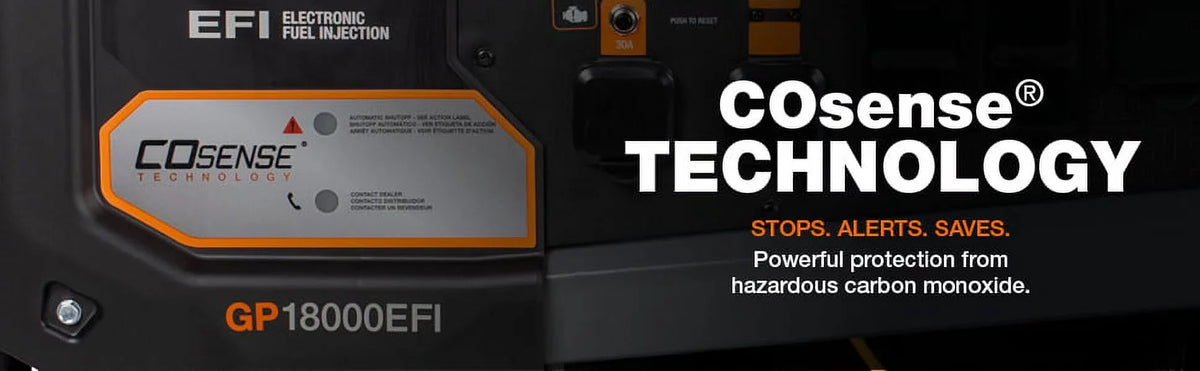 Powered Portable Gas Generator- 49st 7706 Generac GP18000EFI