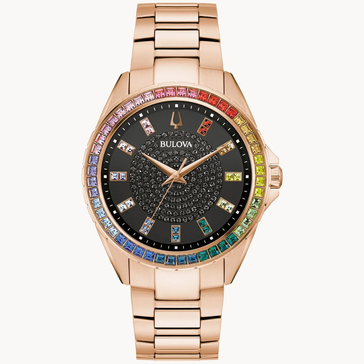 Watch Men's Phantom Gold-Tone Bulova 97A180 Rose