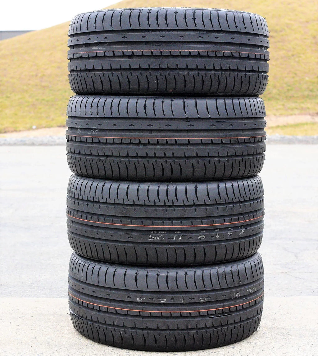 Performance Focus Titanium, Sport 235/40R18 Tires Fits: 235/40ZR18 2017-23 (TWO) Phi Accelera XL High A/S 2012-18 Pair 2 Civic 95Y Touring Honda of