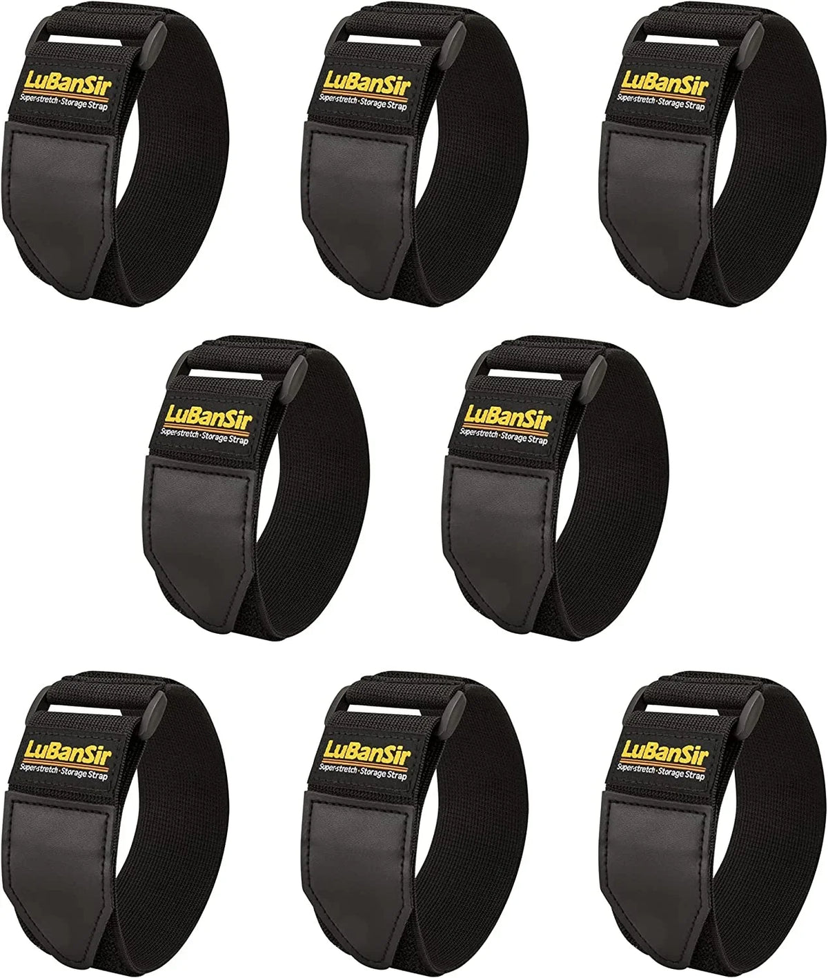 Cord x Loop Extension for Wrap, Elastic 12" Cinch Cord, Strap Storage (8 and Cable, 2" Hook Straps, Pack) Rope