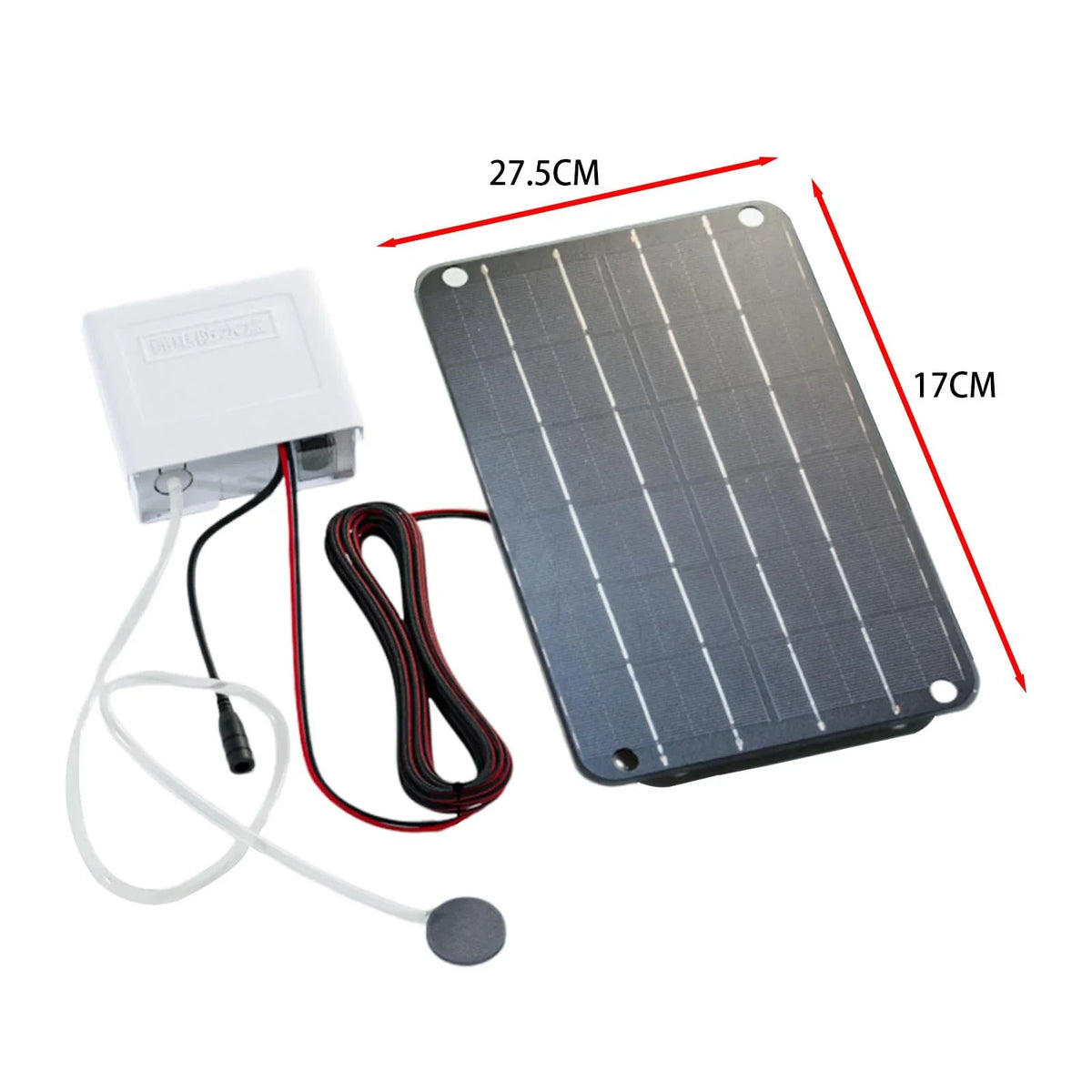 Air Aerator Solar Pump Oxygenator Powered Pond Solar Air Friendly,6V Eco jicheng Hydroponics for Pump,Aquarium Solar Silent Pond Pump