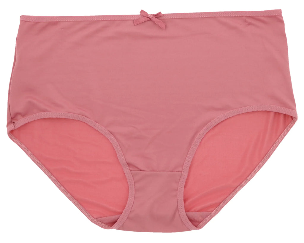 Brief Rise Delta High dimension (Large, Floral Classic Intimates Panties Pink Dots) Plus Sexy Burke (5Pr) Women's