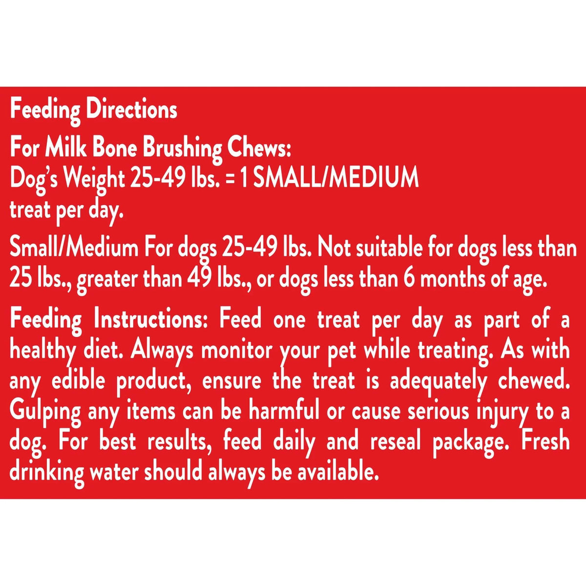19.6 Small/Medium, Brushing Milk-Bone 25 Bag Oz. Chews Per Treats, Bag, Dog Bones Dental Daily