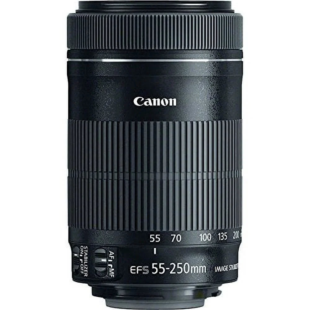 '+ For Filter Lens SL1. Camera 3Piece Hood PagingZone EOS STM Card. + 6D, Rebel T5, II Deluxe 32GB Kit EF-S Case 55-250mm 5D 70D, III, T5i Includes, T3, Lens Set IS Canon Class Lens. + T4i, 10 T3i, MK