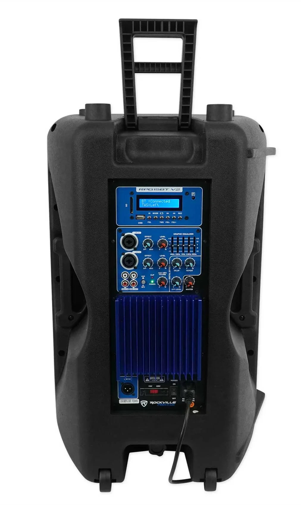 Link Bluetooth RPG15BT Wireless (2) 15" Rockville Restaurant For Speakers+Mounts