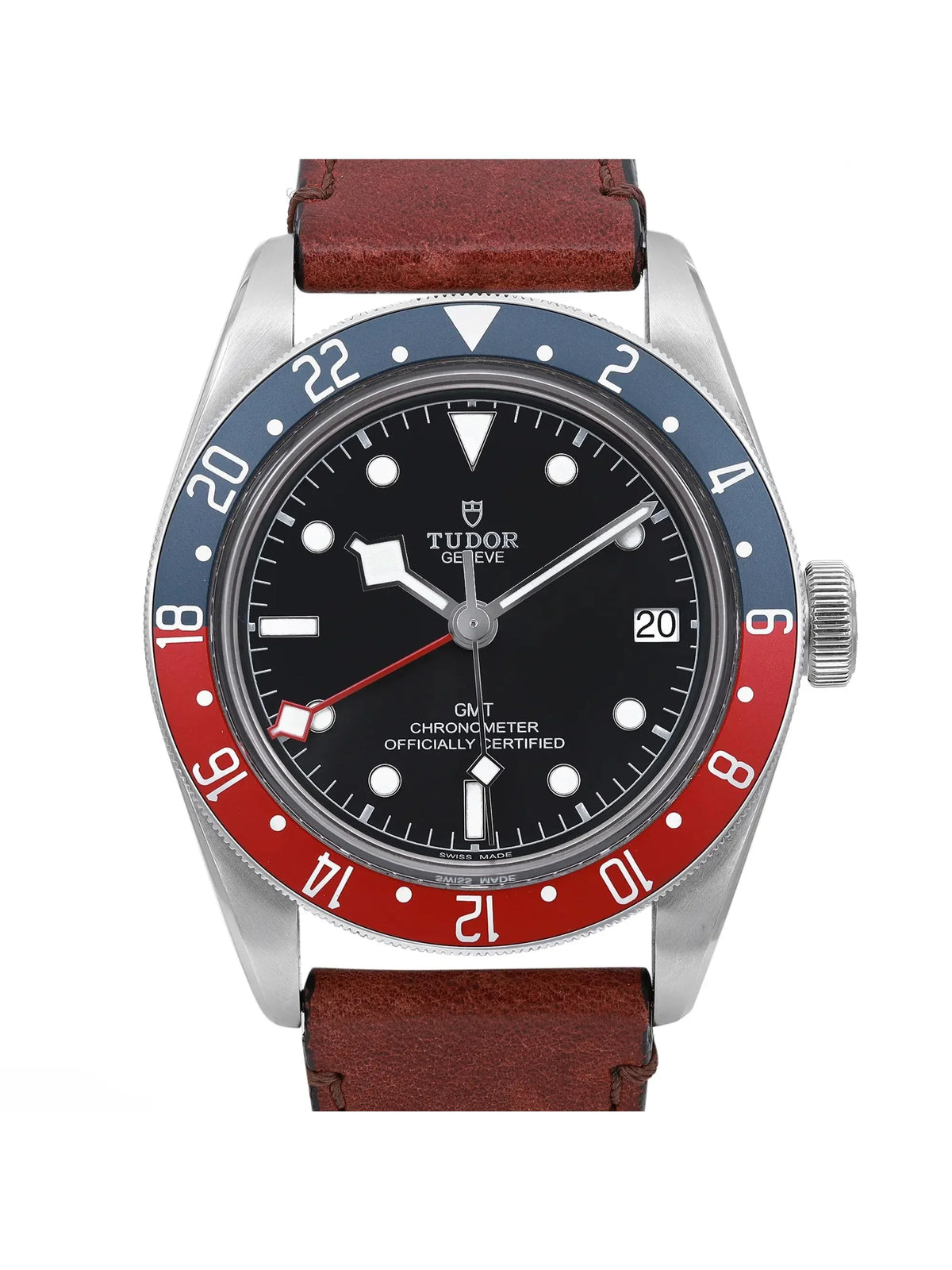 41mm GMT Watch 79830RB Bay Black Dial Men Automatic Black Tudor Steel Stainless