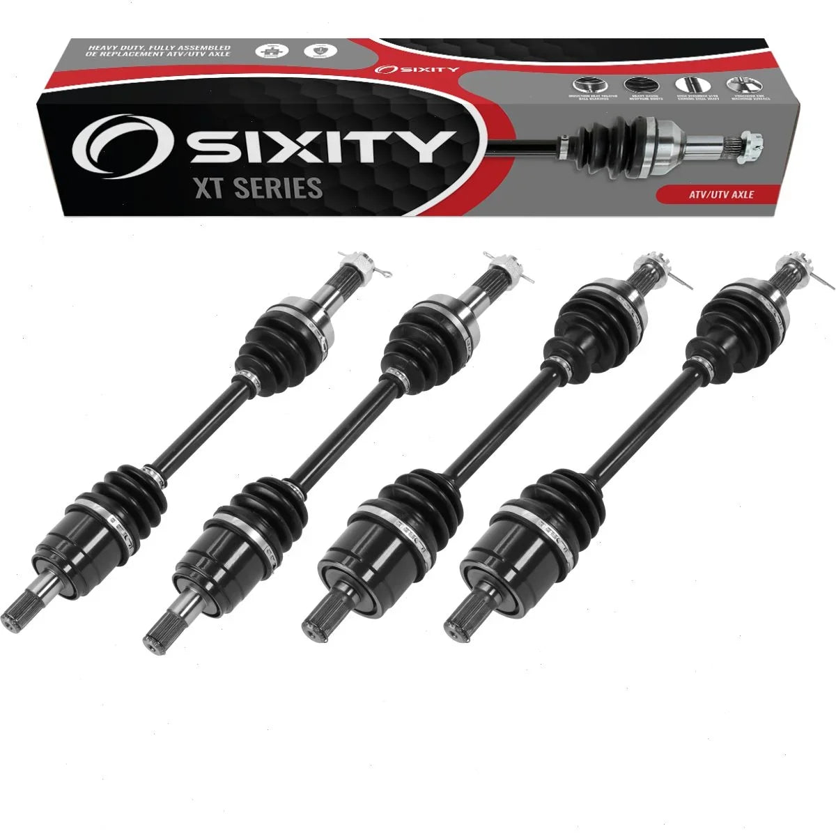 EPS Right Honda with XT Sixity TRX420FA5 Left TRX420FA6 IRS Rear 4 pc Axles Front compatible 4x4 Auto FourTrax Rancher 2015-2019 DCT
