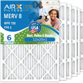 & HVAC Filter FILTERS Filter AIR. 12x20x1 Conditioner 6 CLEAN Comparable FPR Pleated Furnace Electrostatic Made 12x20x1 by MERV AC AIRX 5 Pack Filters to WICKED Air Premium MPR Air USA 700 8