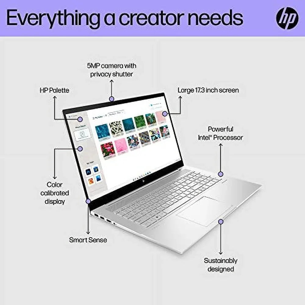 Wi-Fi i7-1260P Xe Envy | | 4TB (2023) FHD | 6E DDR4 17.3" Core USB | Thunderbolt | 10 IPS Graphics TLG 12-Core Touchscreen HP Windows Iris Backlit Laptop NVMe 32GB | 12th 4 64GB SSD Intel