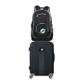 and 2-Piece NFL Dolphins Set Luggage Miami Backpack