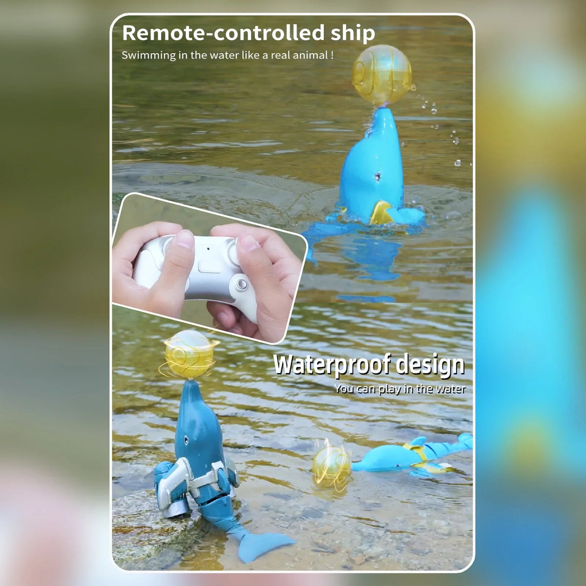 Click Demo Animal Boat Remote Head Dolphin Remote Kids Head liquid Rotation Toy Toy Dolphin Boat liquid And boat,Boat /one Waterproof Remote Remote Kids liquid Boat liquid Toy