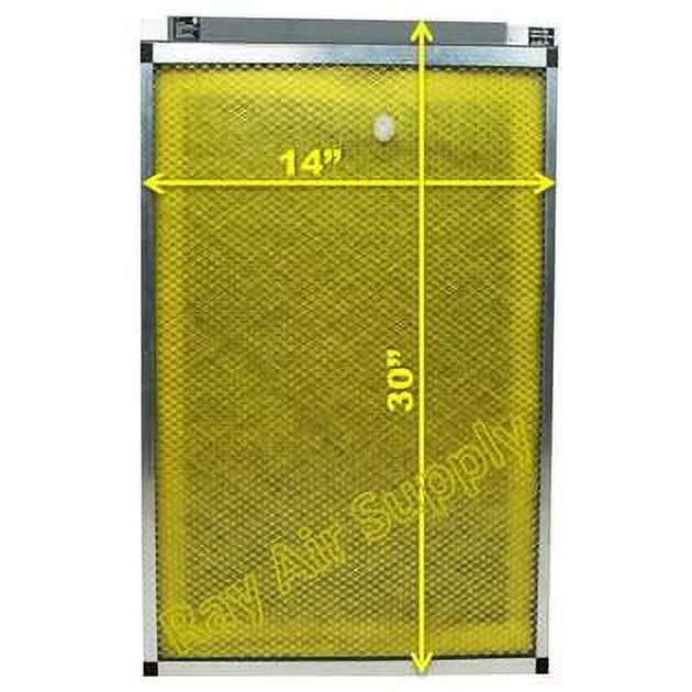 Pack) Guard Cleaner Air Filter (3 Supply Pads 14x30 Replacement RayAir MicroPower