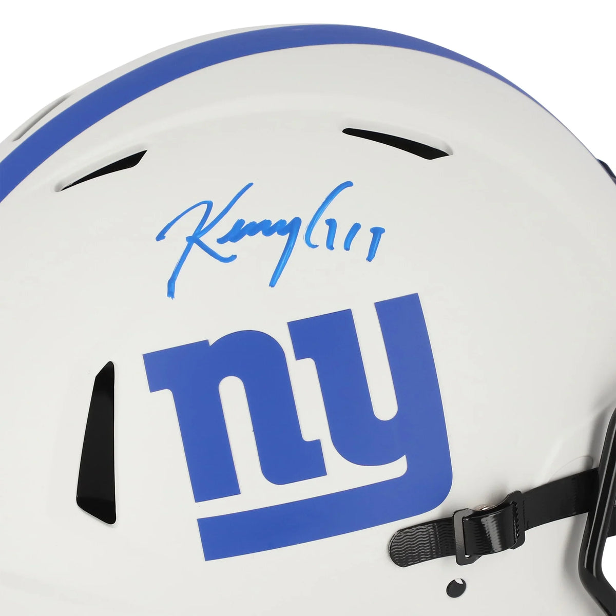 Authentic Alternate Riddell Autographed Speed Giants Eclipse Helmet Lunar Kenny York Golladay New