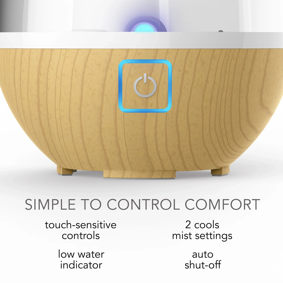 Ultrasonic Light Image Cool Humidifier, Mist Gallon Woodgrain (New) 0.4 Ash Sharper
