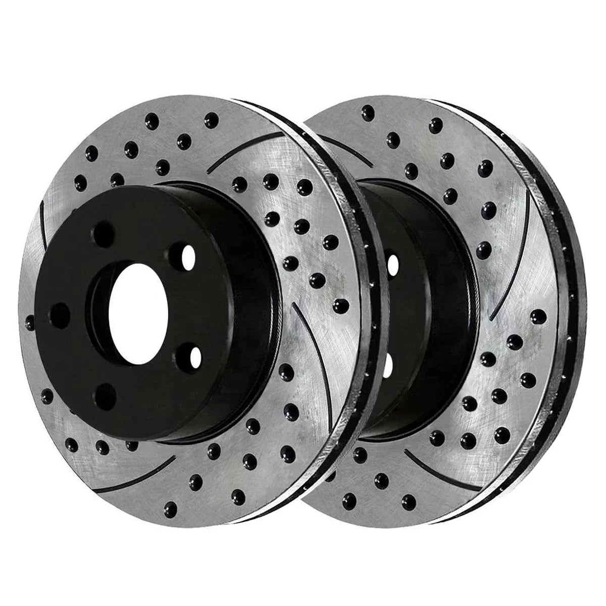 Side Passenger 2006 1999-2004 4WD Ceramic Slotted for Cherokee AutoShack and TJ Jeep RWD Brake Black Wrangler 1999 Rotors Kit 2.4L 2.5L Driver 2005 Pads Drilled 2000 and 4.0L Replacement Front 2001