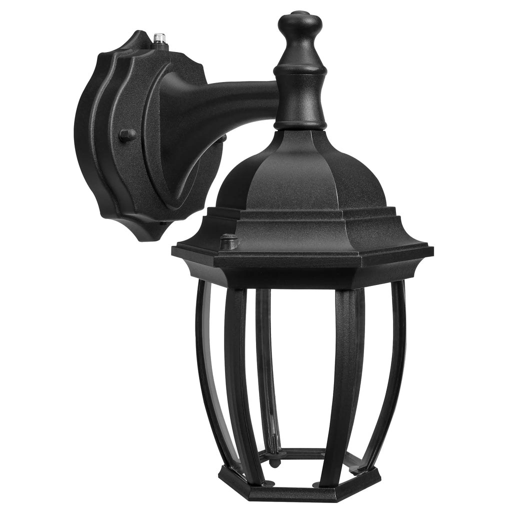 Front Light Coach Lighting Black Clear with LED exterior 3 Dusk to for and - Fixture Lumens, Garage, Light Door Photocell 3000K/4000K/5000K, Glass, Wall 830 Sensor, Porch, CCT Dawn Maxxima