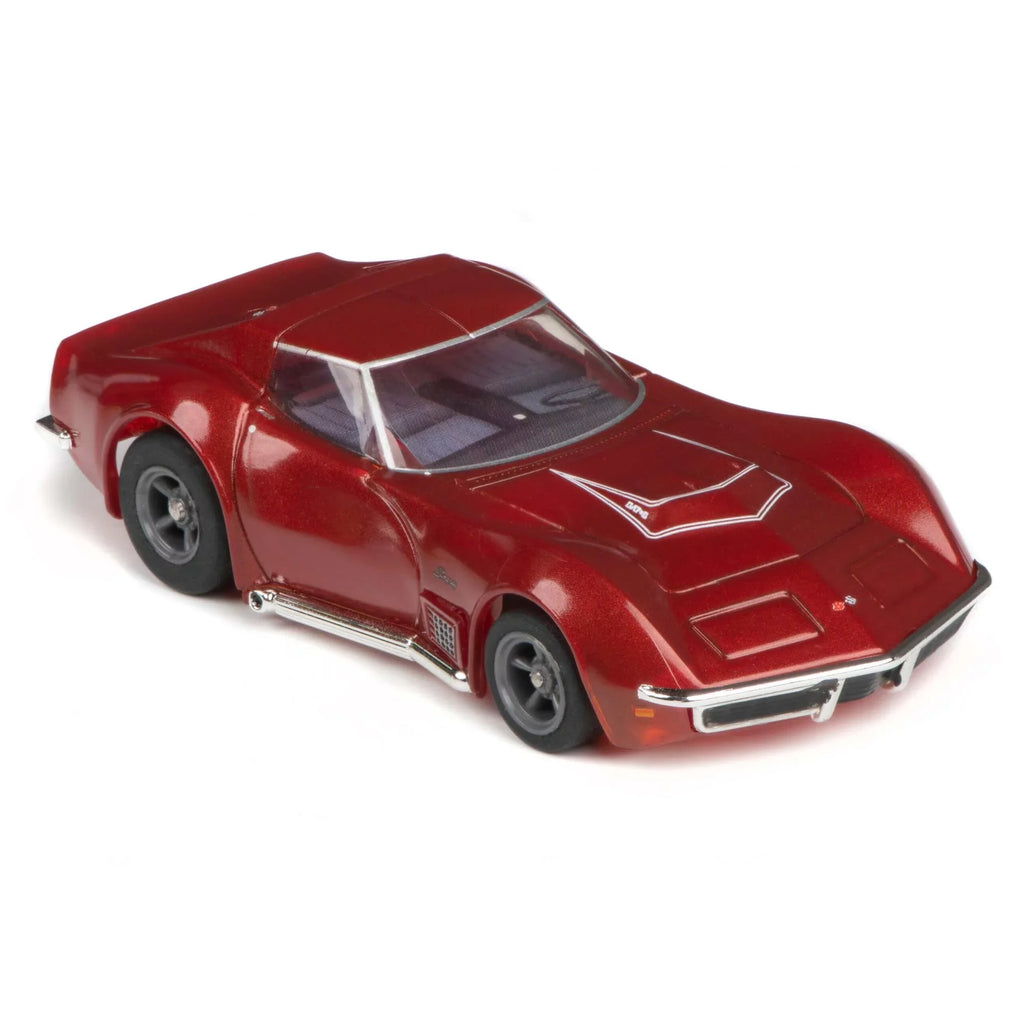 Red Racing 1970 Metallic Cars LT1 HO AFX/Racemasters AFX22038 Slot Corvette