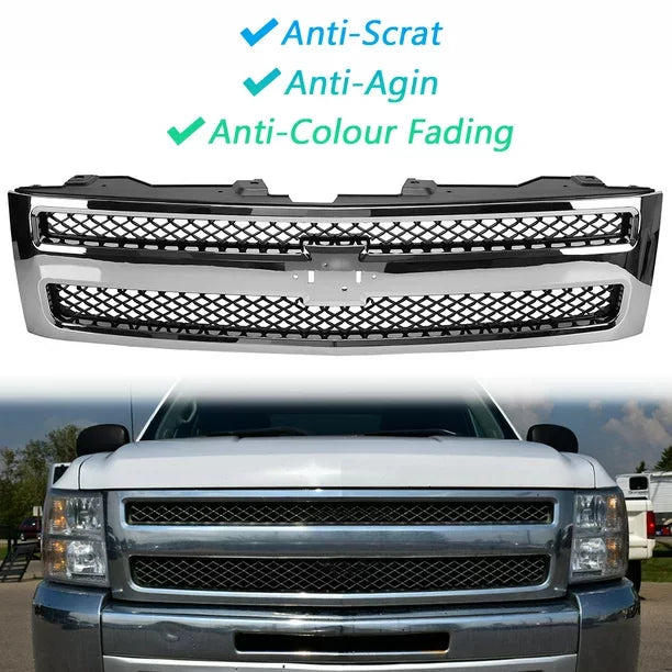 2007 25810707 2010 GM1200572 Pickup 2011 Silverado 1500 2009 Front Bumper Kojem Truck Chevrolet 2013 2012 Grille Mesh 2008 Grill for Chrome