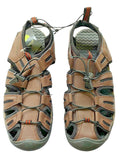 (Dark Brown, Eddie Troy Cinch 9) Sandals Men's Cord Leather Bauer