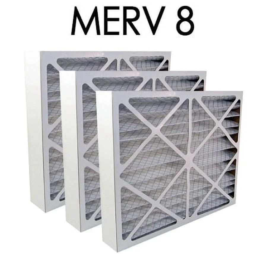 Actual MERV - 15.5x19.5x3.625 dimension 16x20x4 Air | Pleated Filter 8 3PK