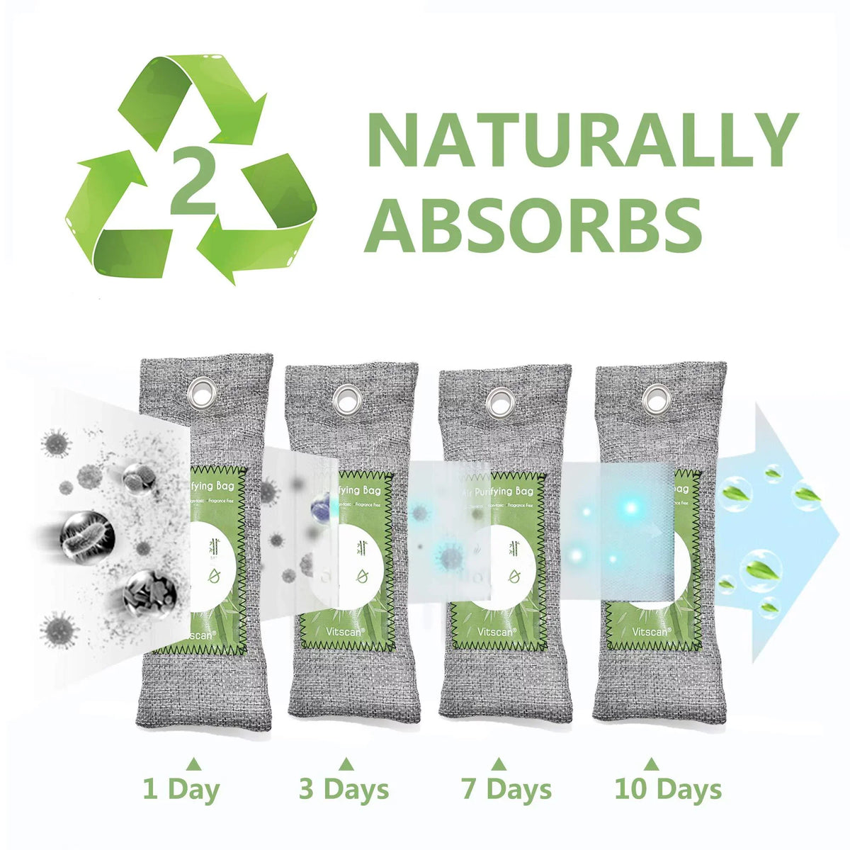 For (6x50g, Absorber, Pack Bags Air Absorber, Pet, Car Bamboo Charcoal Air Closet 12 Activated Bag, Home, Odor Freshener, 6x150g) Purifying Charcoal Moisture Odor Natural Deodorizer, Shoe Eliminators