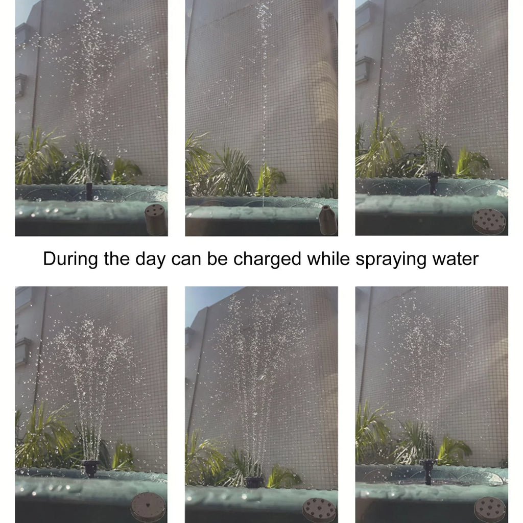 exterior Fountain Efficiency Professional Garden Bird Solar for Bath Solar Goldmeet Pond Pool Pump Fountain High Landscaping Powered