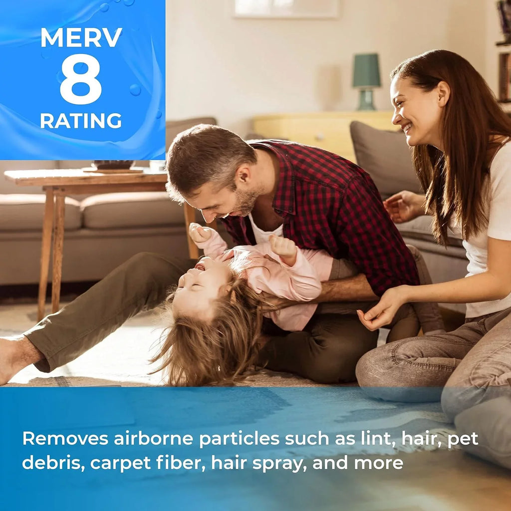 Air 8 MERV Pack) 12X12X1 (6 Pleated Filters In Made -