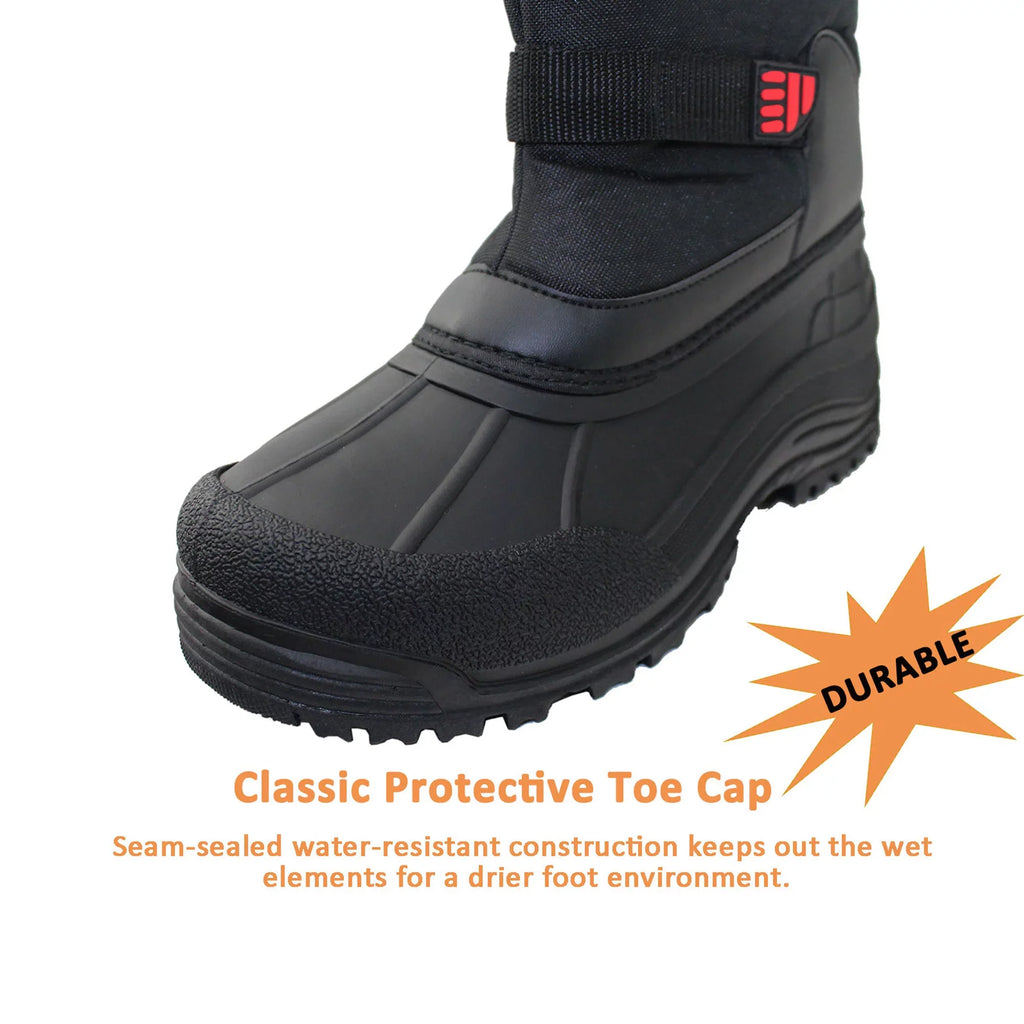 Boots Winter 11.5 Anti-Slip Male Snow Waterproof Adult Boots dimension Tanleewa Shoe Insulated Men's
