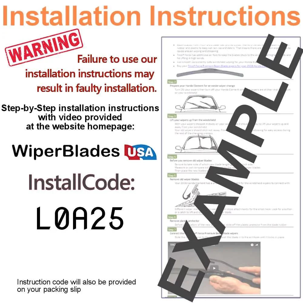 w/Rear of XT4 Wiper Cadillac Performance (Set 3) Beam 2020 Wipers