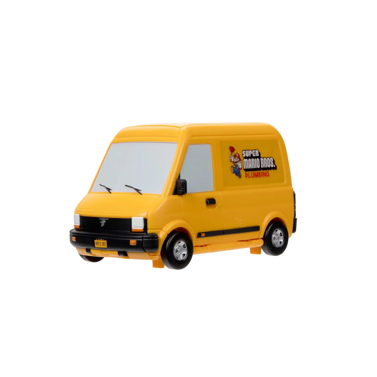 with to Opens Yellow Action 8 to inch Super Movie 1.25 Mario 3 Reveal Bros. Van Children Movie Figure Playset Moment