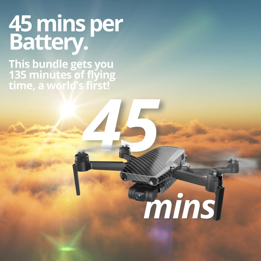 Bigly 4K Gimbal, 3-Axis Baller Ultra 10km Time Follow Brothers Grams, Flight Drone, 135mins 249 Me, Big Ultra The AI-Powered Voyager Stable Range, Combo! Camera, 30fps Zino HD
