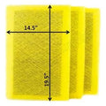 Pack) Air (3 Ranger Pads Filter 16x22 16x22 Cleaner Refills Supply RayAir Air Replacement