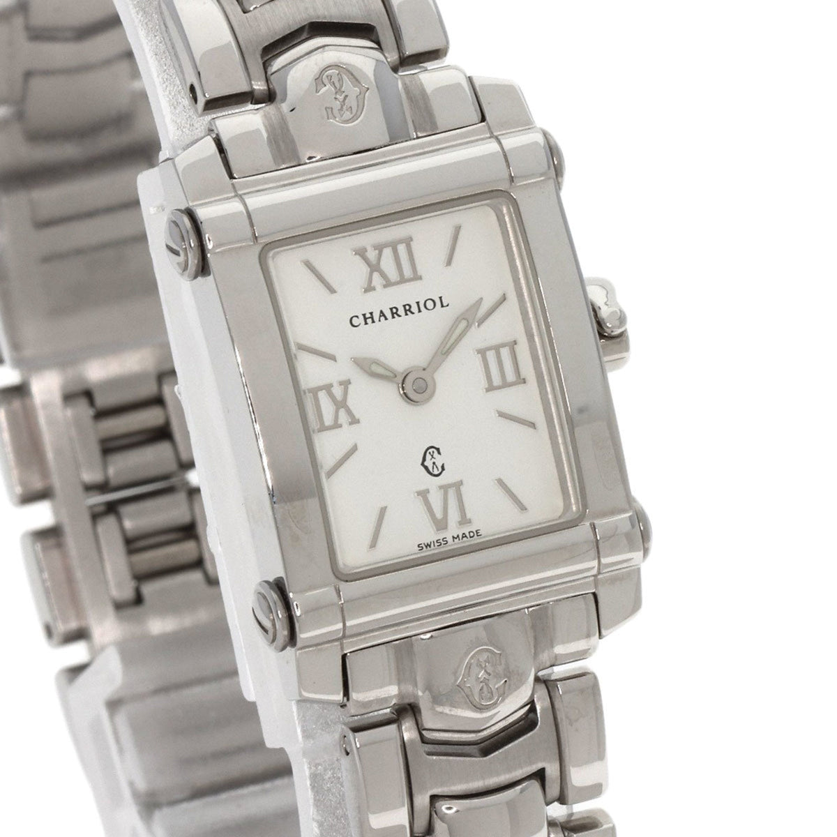 Ladies Columbus Ref.9012911 CHARRIOL Philippe Stainless PHILIPPE Steel/SS Watch (Good) Charriol Pre-Owned