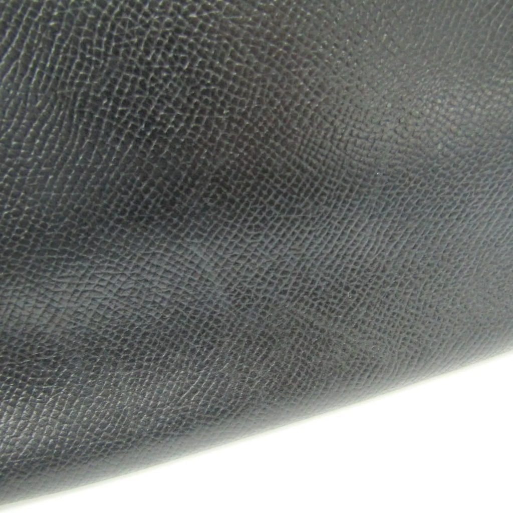 Epsom (bi-fold) Wallet Men,Women (Good) Case Long Black Hermes Pre-Owned Leather Travel