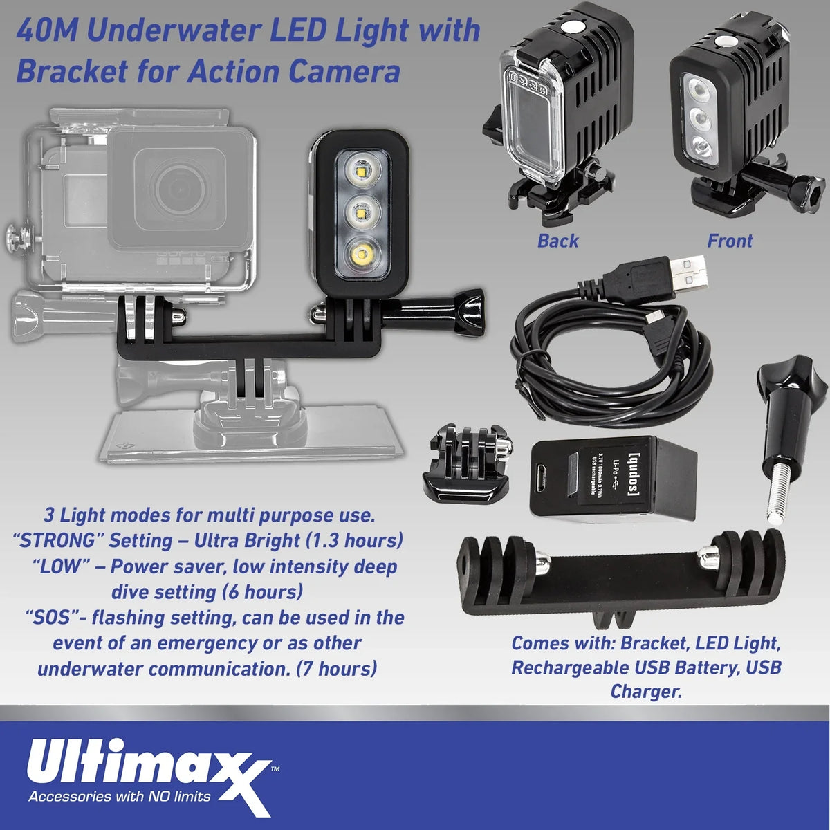 Replacement 12 Charger, Includes: GoPro 3x & Ultimaxx More Batteries, Bundle) Case Advanced Hero Carry - (26pc Bundle Dual USB