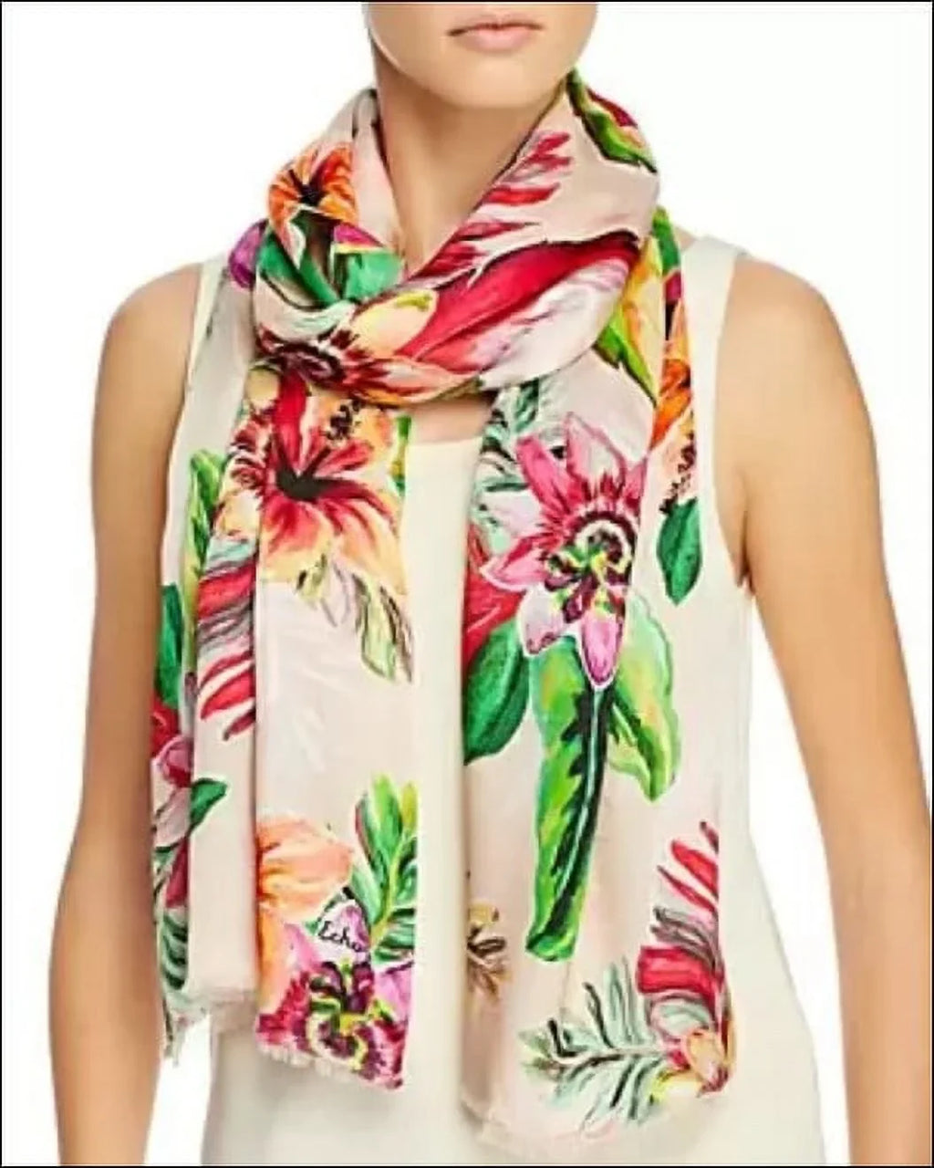 Floral Wrap Paradise Tubular Silk Echo