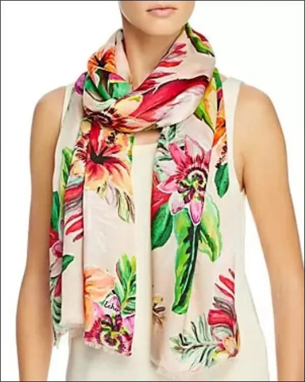 Floral Wrap Paradise Tubular Silk Echo
