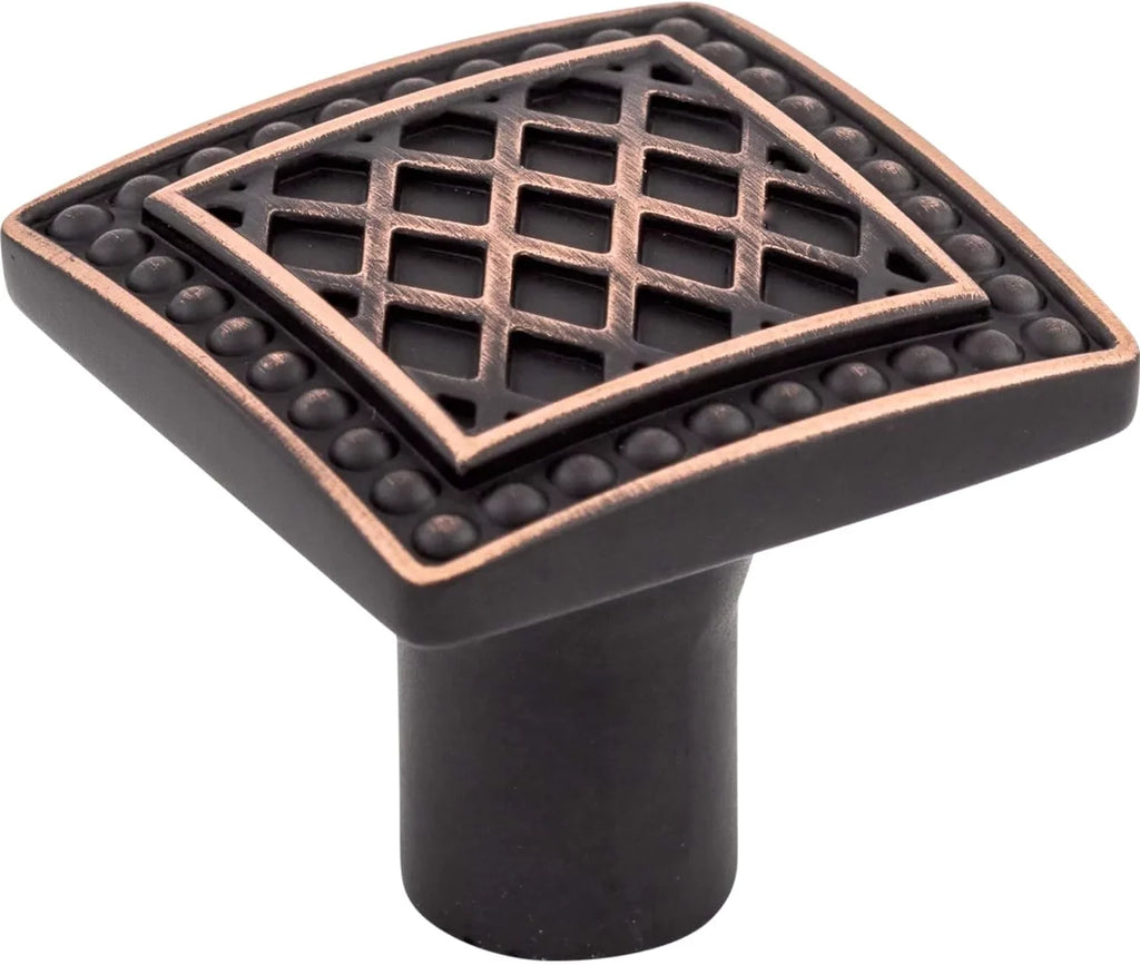 Trevi Square Knob Rouge Finish: