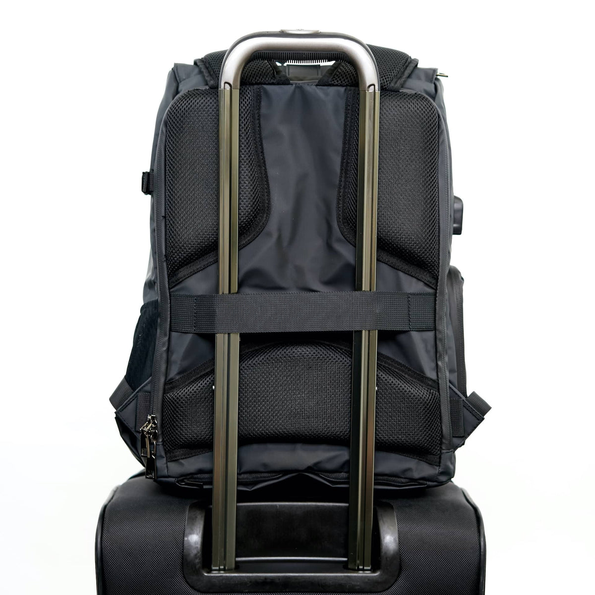 Digital Side More 16 Voyager Sunny with Women- Travel Dividers Case Works Zipper and Access Men and DSLR Backpack Adjustable Pocket (Tarpaulin, Black) with Camera Canon, Nikon, Anti-Theft for