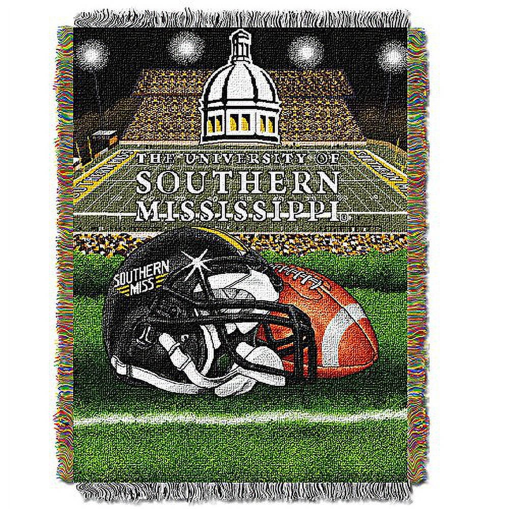 Woven Throw Mississippi NCAA Advantage) (48"x60") Tapestry Southern Field (Home Eagles
