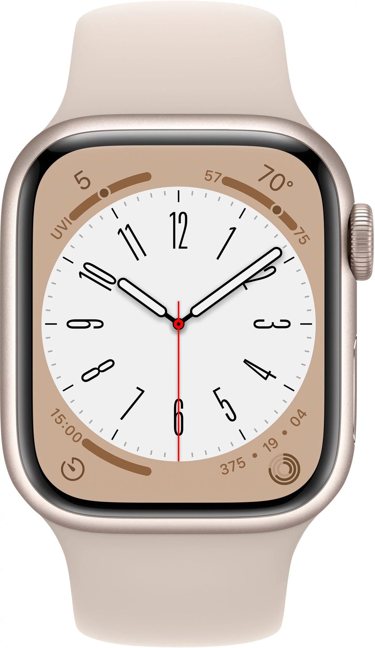 Gen 8 Aluminum Band Starlight 8 MNUX3LL/A Sport Watch Series 41mm Starlight Restored Cell (Refurbished)