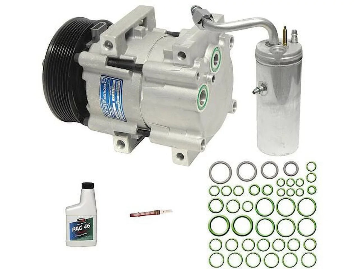 7.3L Mechanical 2000 Compatible V8 (with 1999 - VIN Super F Turbo Orifice) 2002 A/C 2003 F-250 Compressor with - Fixed Diesel 2001 Kit Duty