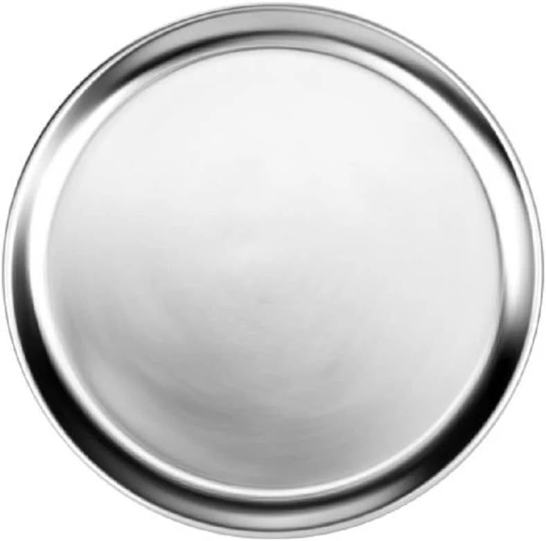 Restaurants & for Kitchen Home Pan Tray Rim- Aluminum Tray Bakeware Tray 12” Pizza of Wide 3 Tray Pizzeria Pizza Pan TrueCraftware- Set Baking Pizza Round Baking Round