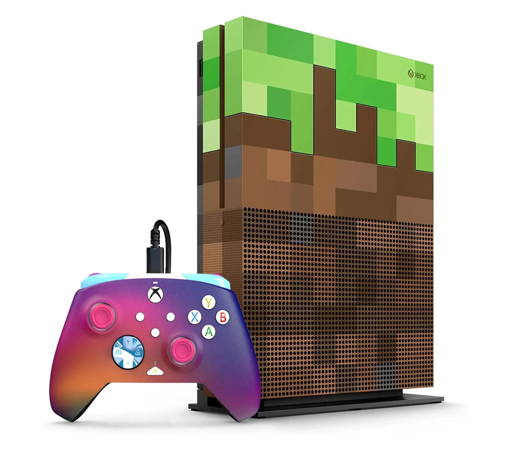 1TB One AXTION S Minecraft + Cleaning kit BOLT Bundle Edition Gaming Used Console Xbox Limited